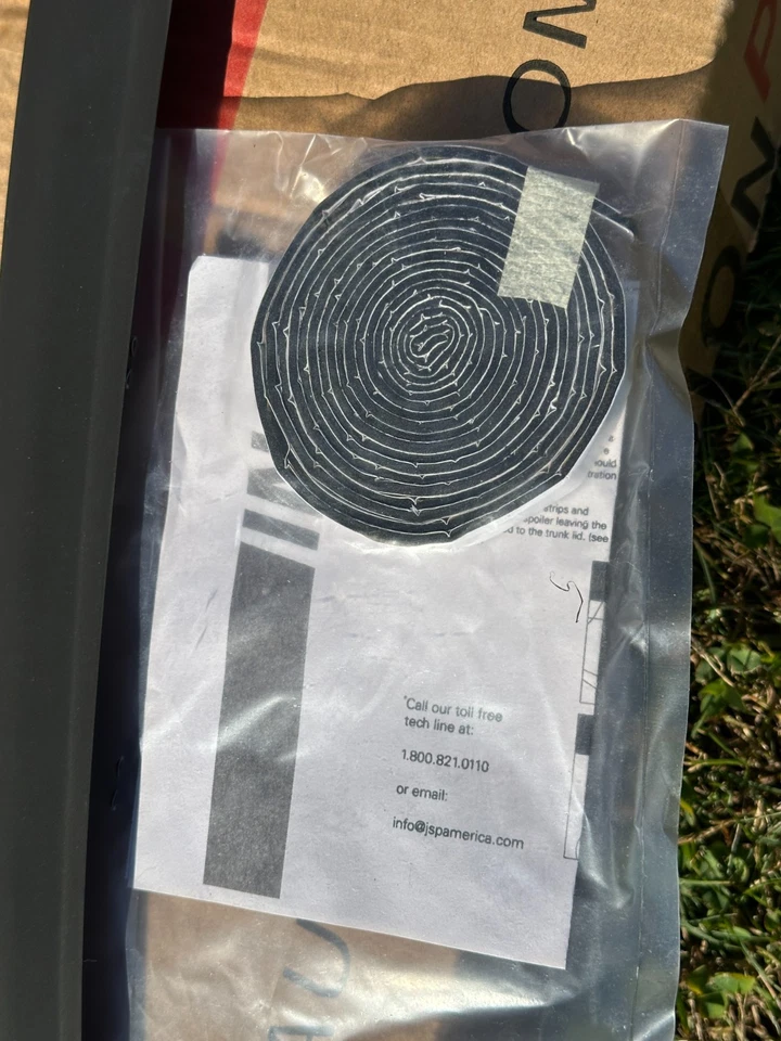 NUEVO JSP 2014-20 Audi A3 S3 RS3 Sedán OE Alerón Trasero Alerón Labio Imprimación Negro Foto 3 de 4