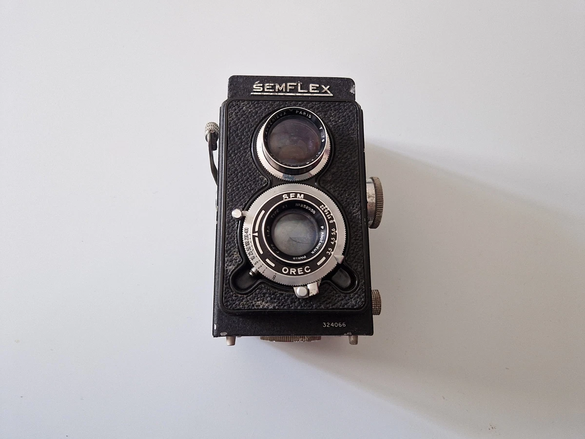 Ancien Appareil Photo Argentique SEMFLEX SEM OREC et Etui