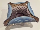 New ListingFenton Purple Amethyst Opalescent Coin Dot Bowl Art Glass Vintage