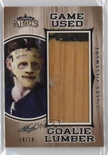 2017-18 Leaf Lumber Kings Game-Used Goalie 14/18 Gilles Villemure #GL-09 k4s