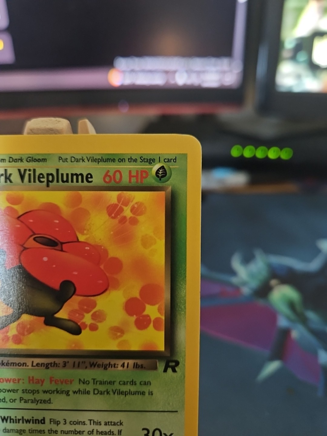 Pokémon TCG Dark Vileplume 30/82 1st Edition Non Holo Rare Near Mint Very Clean!