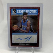 2018-19 Panini Donruss Optic Mo Bamba Rookie Signature Choice Red 