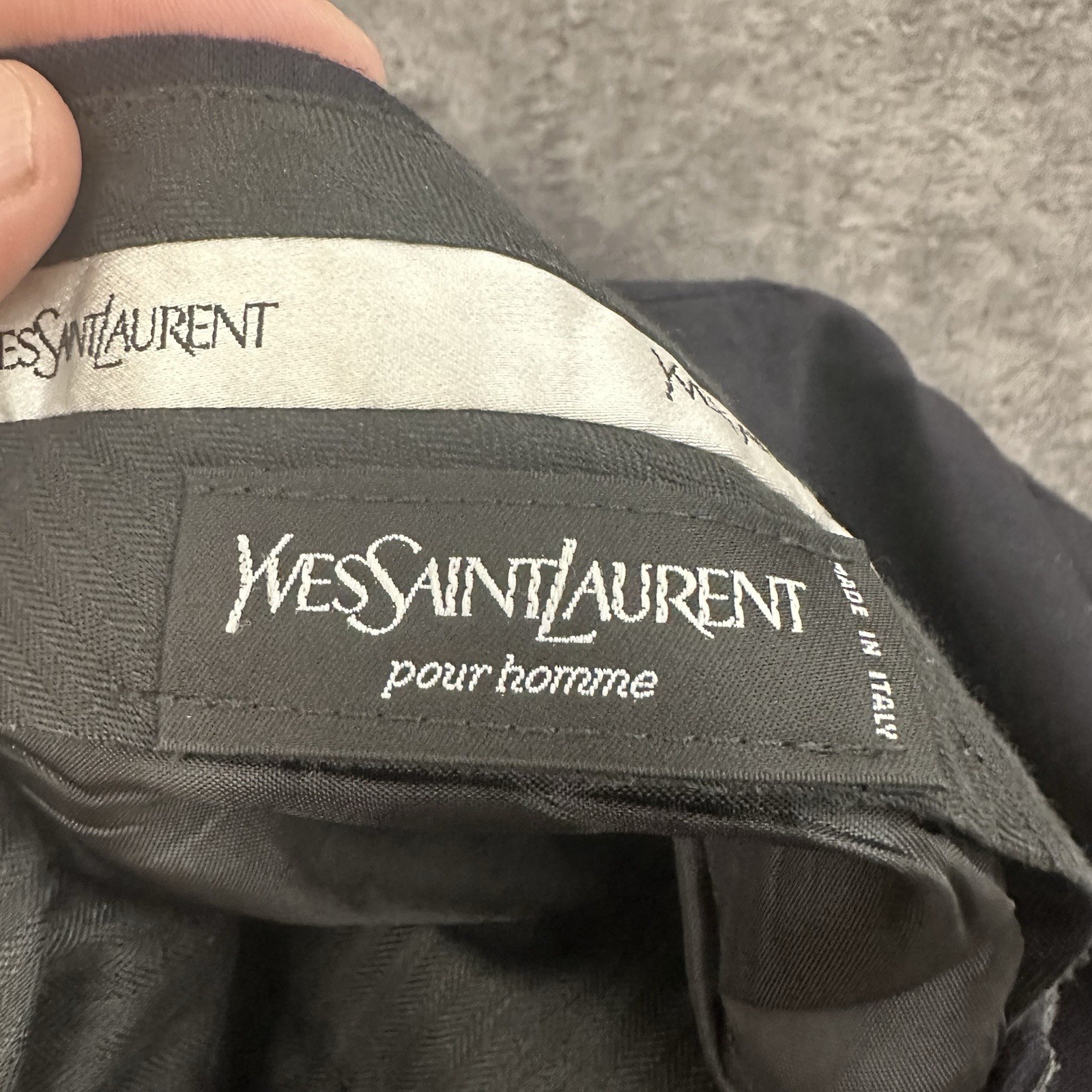 Yves Saint Laurent Pour Homme Pleated Dress Pants… - image 9