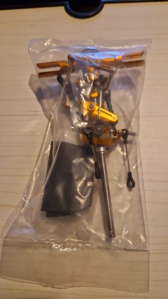 Hubschrauber Bausatz GFK/ALU 450er Klasse ohne Elektrik und Rotorblätter orange - Bild 4 von 4