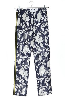 SMITH&SOUL Stoffhose Damen Hose Gr. DE 34 blau-weiß-blassgelb Casual-Look