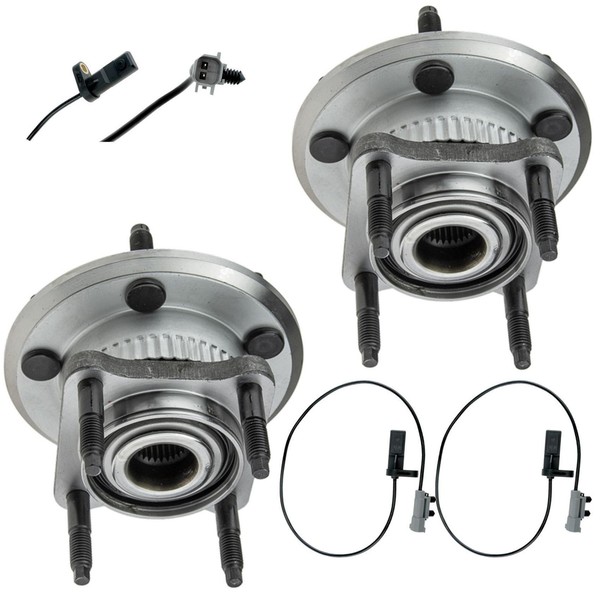 2 Radlager FüR Jeep Commander Grand Cherokee III IV Hinterachse U 2 Abs-Sensor-image
