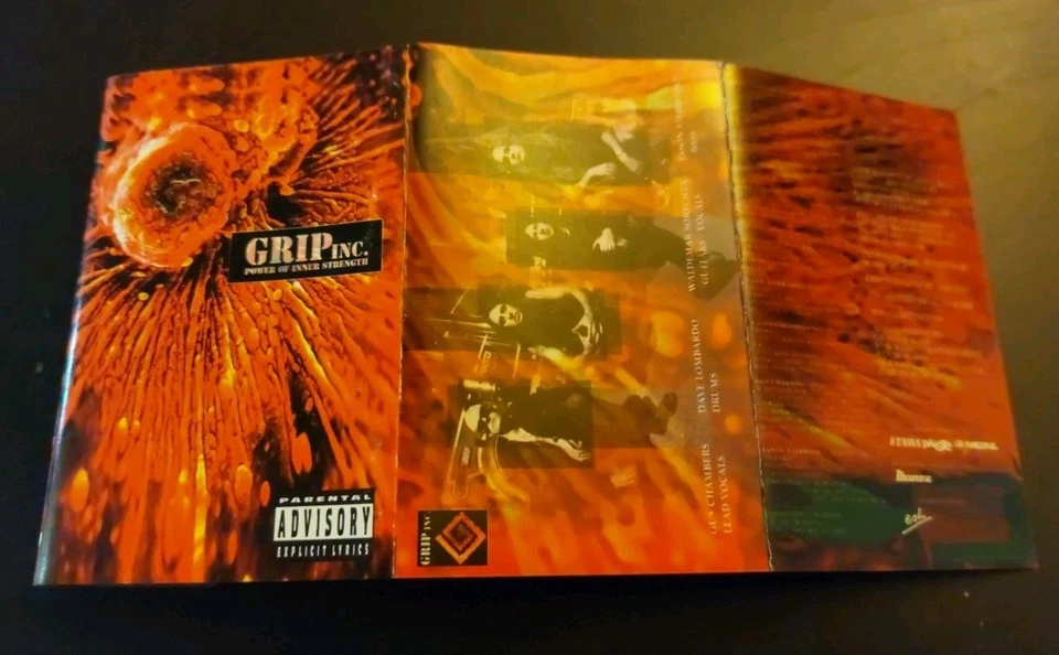 Grip Inc. Power Of Inner Strength 1995 Metal Blade Cassette Dave Lombardo Slayer - Image 4 of 4