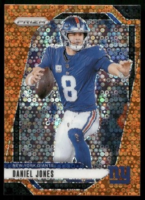 Daniel Jones - 2024 Panini Prizm Football - Orange Disco Prizm #212