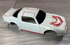 TYCO SLOT CAR 79 Pontiac FIREBIRD TRANS AM Lighted body only HO scale WHITE RED