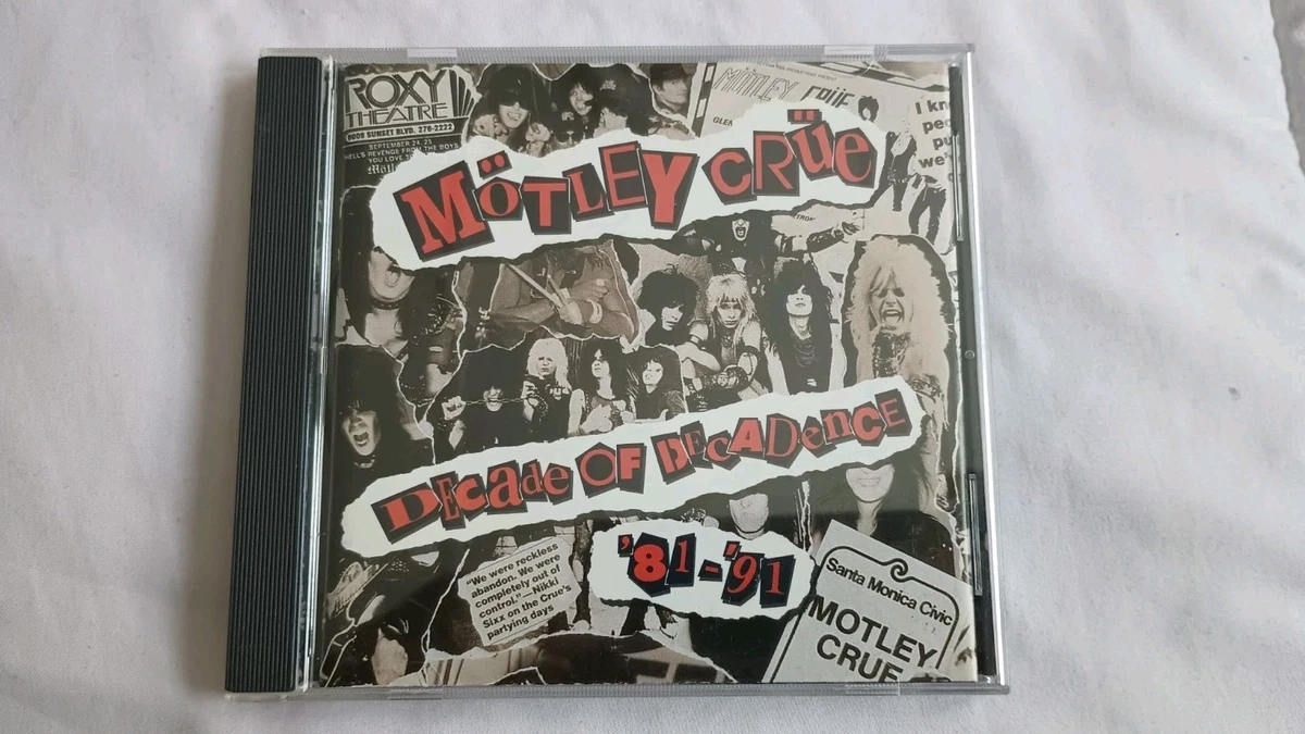 Motley Crue Decade Of Decadence for sale | eBay