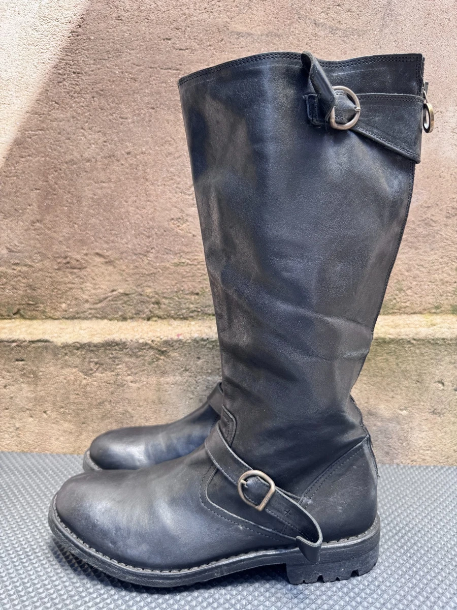 Fiorentini+Baker レースアップ レザー ブーツ 黒 41 FIORENTINI+BAKER Leather Upper Black Boots for Men for Sale | Shop