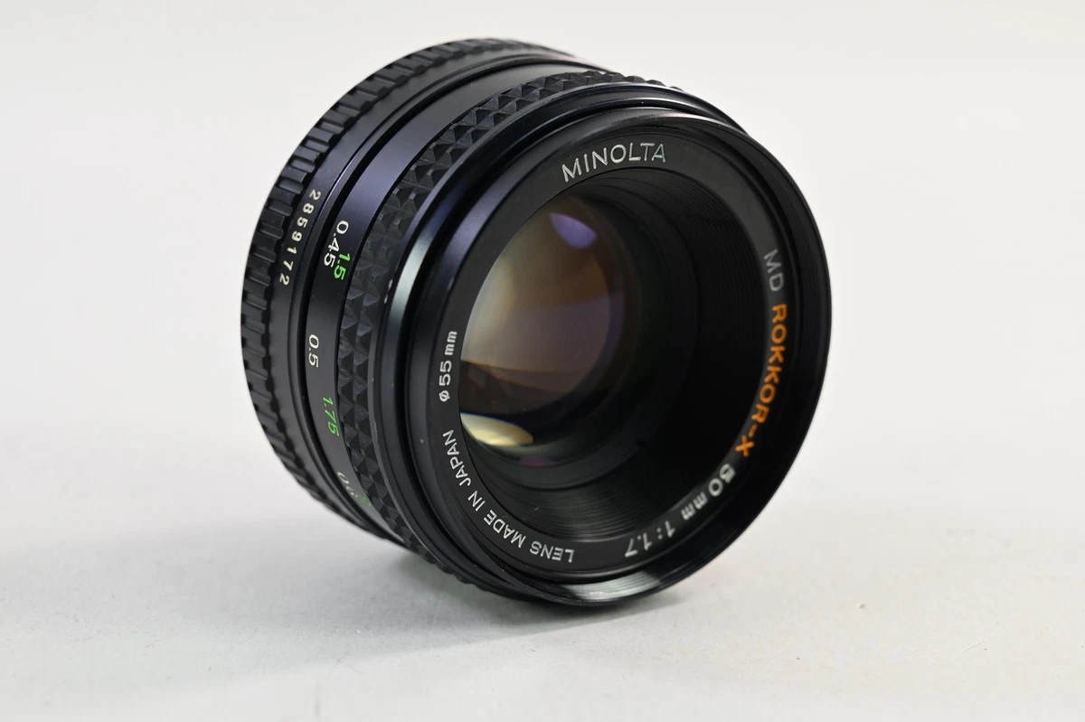 Minolta Rokkor-X 50mm Focal Camera Lenses for sale | eBay