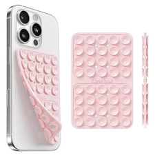 Klearlook Silicone Double-Sided Suction Cup Phone Case Detachable Mount, Sticky