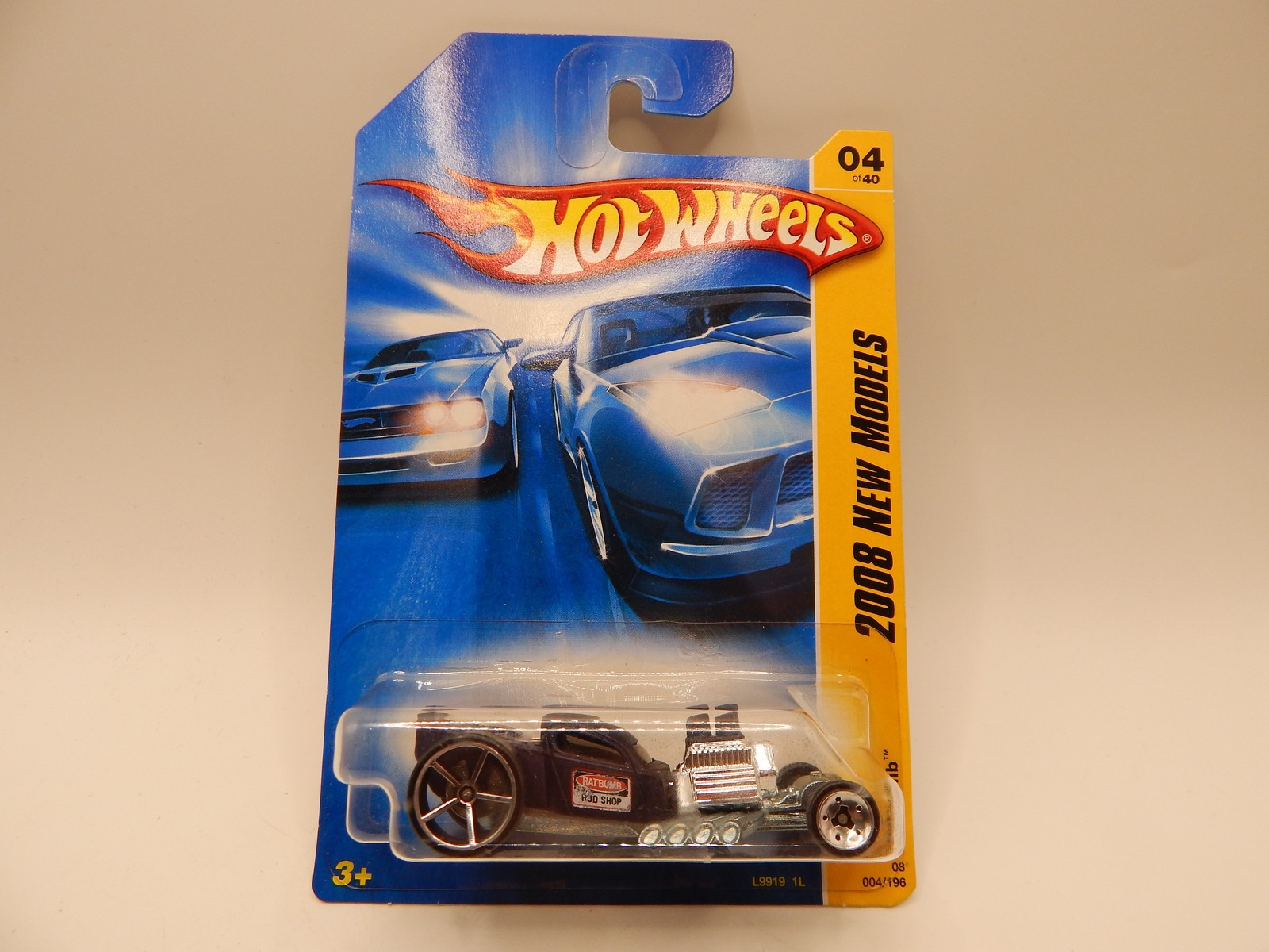 2008 Hot Wheels Black Ratbomb 2008 New Models 04 of 40 4/180