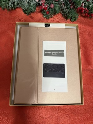 IVEOPPE Tastatur Hülle für iPad Pro 13'' M4 - UK Layout Bluetooth Tastatur Folio