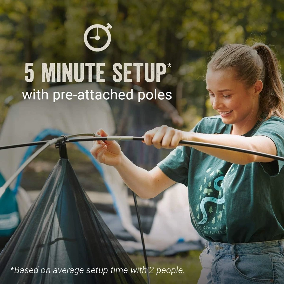Tienda familiar grande Coleman Skydome XL con configuración de 5 minutos, contiene Pfas, 12 personas Foto 2 de 4