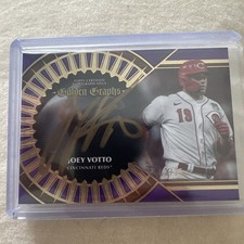 🌟 JOEY VOTTO - 2023 Topps Five Star GOLDEN GRAPHS Gold Ink On Card AUTO /25