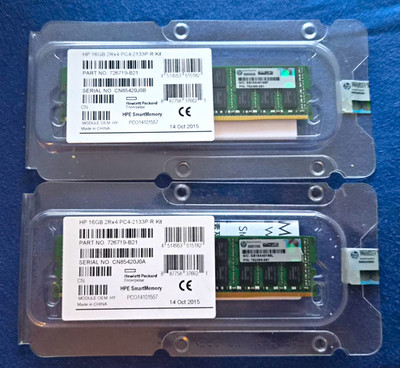 HP 16GB 2Rx4 DDR4 PC4-2133P-R Server ECC RAM Memory Module 726719-B21 752369-081