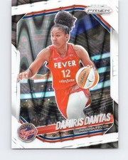 2025 Panini Prizm WNBA #42 Damiris Dantas White Seismic Prizms Indiana Fever