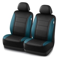 Leather Seat Covers, Breathable Car Seat Covers Front Seat for Blue Front