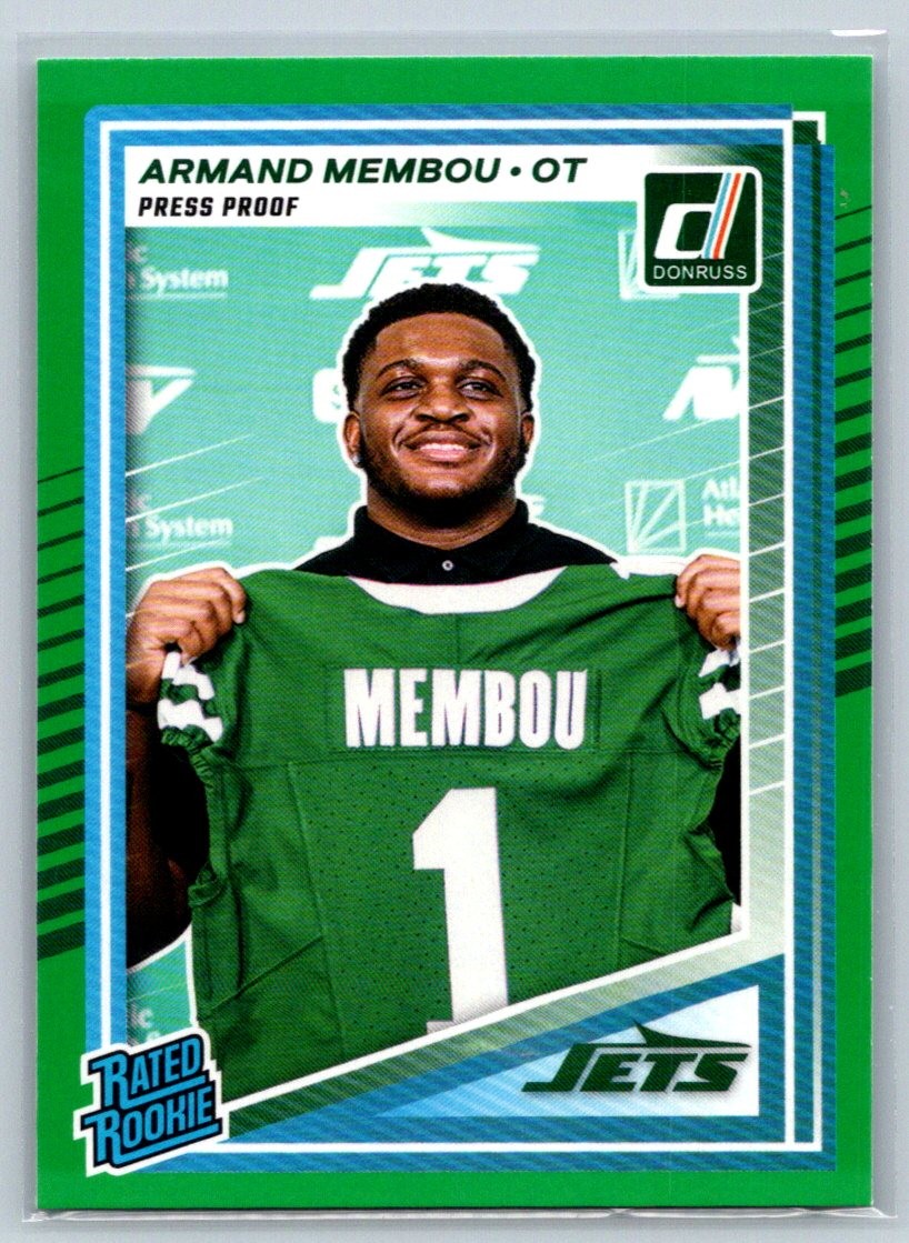 2025 Donruss #358 Armand Membou Press Proofs Green