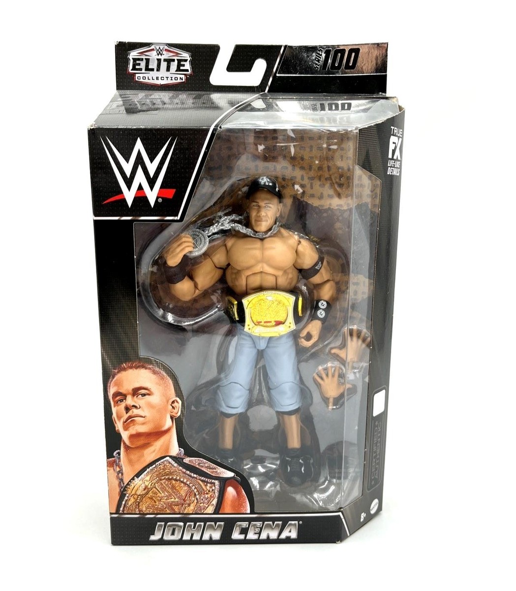 John Cena WWE Elite Series 100 Wrestling Thuganomics Spinner Belt