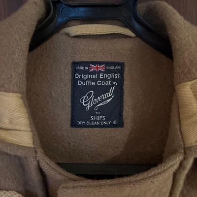 Gloverall Monty Duffle Coat Beige UK Made Size M Excellent