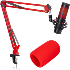 Hyperx Quadcast Boom Arm - Red Boom Arm for Hyper X Quadcast with Red Quadcast