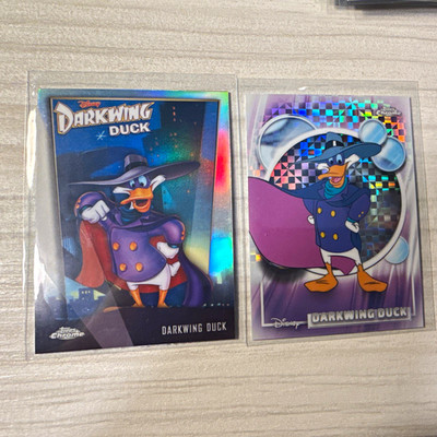 Topps Disney Chrome Darkwing Duck Refractor 2 Karten #135 D0-1 (2021)