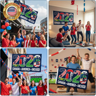World Cup Flags 2026, 90X150Cm World Cup Flags 2026 for Outdoor Terrace Decorati