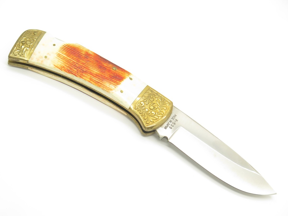 Vintage 80s Parker Imai Seki Japan K539-B Jigged Bone 4.87