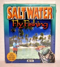 ValuSoft -Saltwater Fly Fishing CD-ROM -PC Simulation Sports Fishing Game New