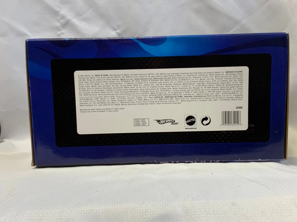 Renault F1 Team '06 Constructors Champions 2007 Hot Wheels edición limitada 1728 nuevo en caja Foto 4 de 4