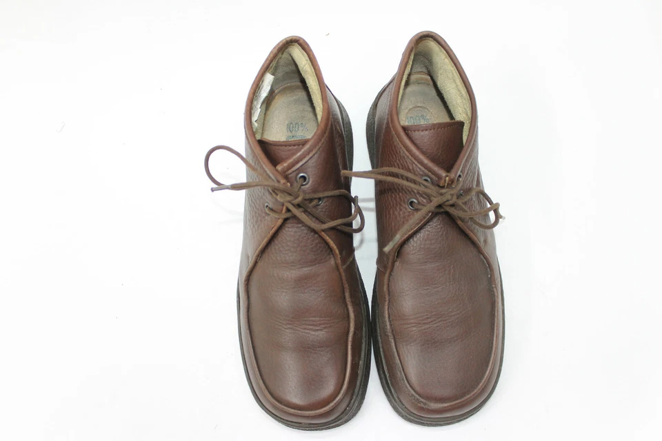 Camper Chaussures Hommes Sz 8.5 Europe 42 Marron Cuir S7744 - Photo 3/4