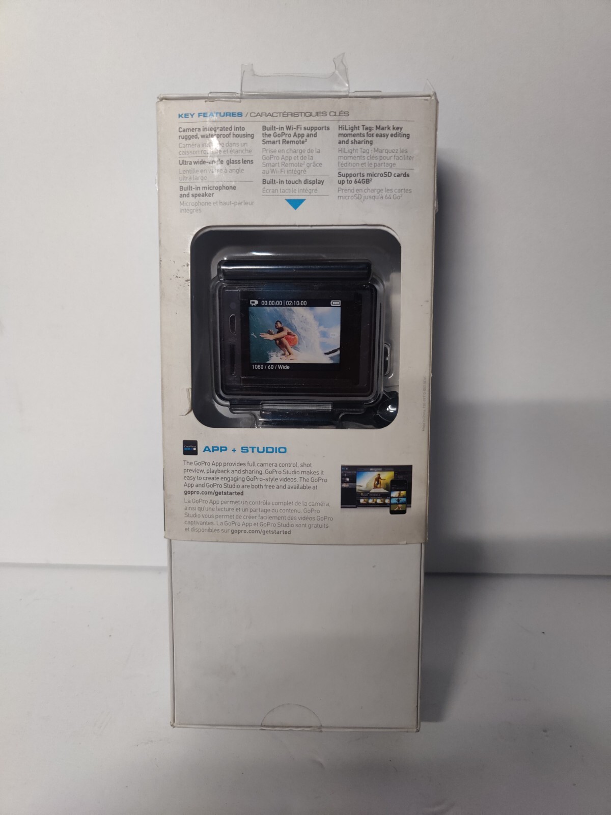 GoPro HERO + LCD 1080p 60FPS WATERPROOF Camera BLACK