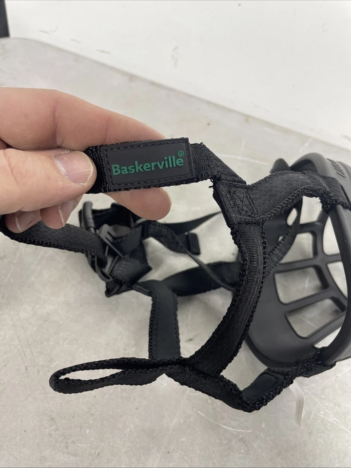 Baskerville Ultra Muzzle Size 5 Black Rubber Custom Heat Shaping Breathable - Image 3 of 3