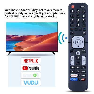 EN2A27ST Replacement Remote For Sharp Smart TV - Compatible With Multiple Models