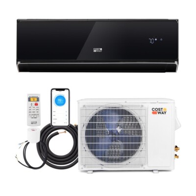 12000BTU 22SEER2 208-230V Air Conditioner Heat Pump Mini Split w/Digital Display