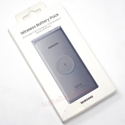 Samsung Super Fast 25W USB-C Portable Charger 10,000 mAh Wireless Battery Pack