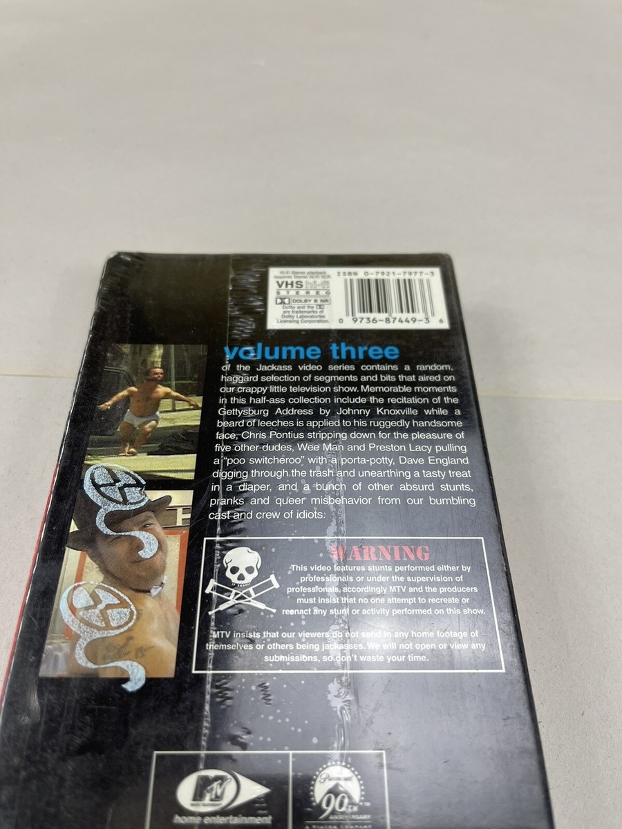 Jackass - Vol. 2 (VHS, 2002) for sale online | eBay