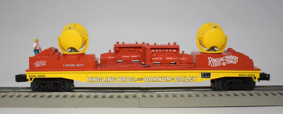 K-LINE BY LIONEL 3-RL O #63002 RINGLING BROS OPER DOUBLE SEARCHLIGHT CAR 6-22635 - Image 3 of 4