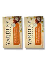 2X Yardley Shea Buttermilk Bar Soap Yardley London Bars 4.25 oz LOT OF 2