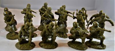 テレビ village soldier Toy Soldiers of San Diego TSSD WWII Russian Infantry Set 5A Green