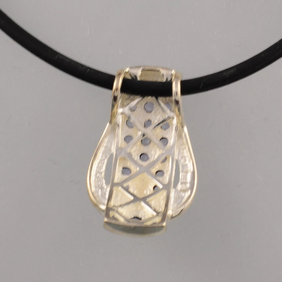 Gürtel Anhänger Tansanit Weißtopas 925er Sterling Silber - Bild 4 von 4