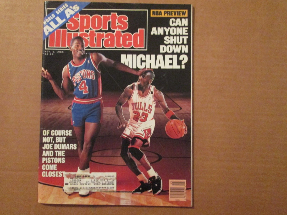 1989 Sports Illustrated NBA Preview Michael Jordan/Joe Dumars on