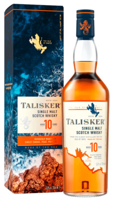 (49,23 /l) Talisker 10 years new Design Single Malt Scotch Whisky 45,8% 0,7l Fla