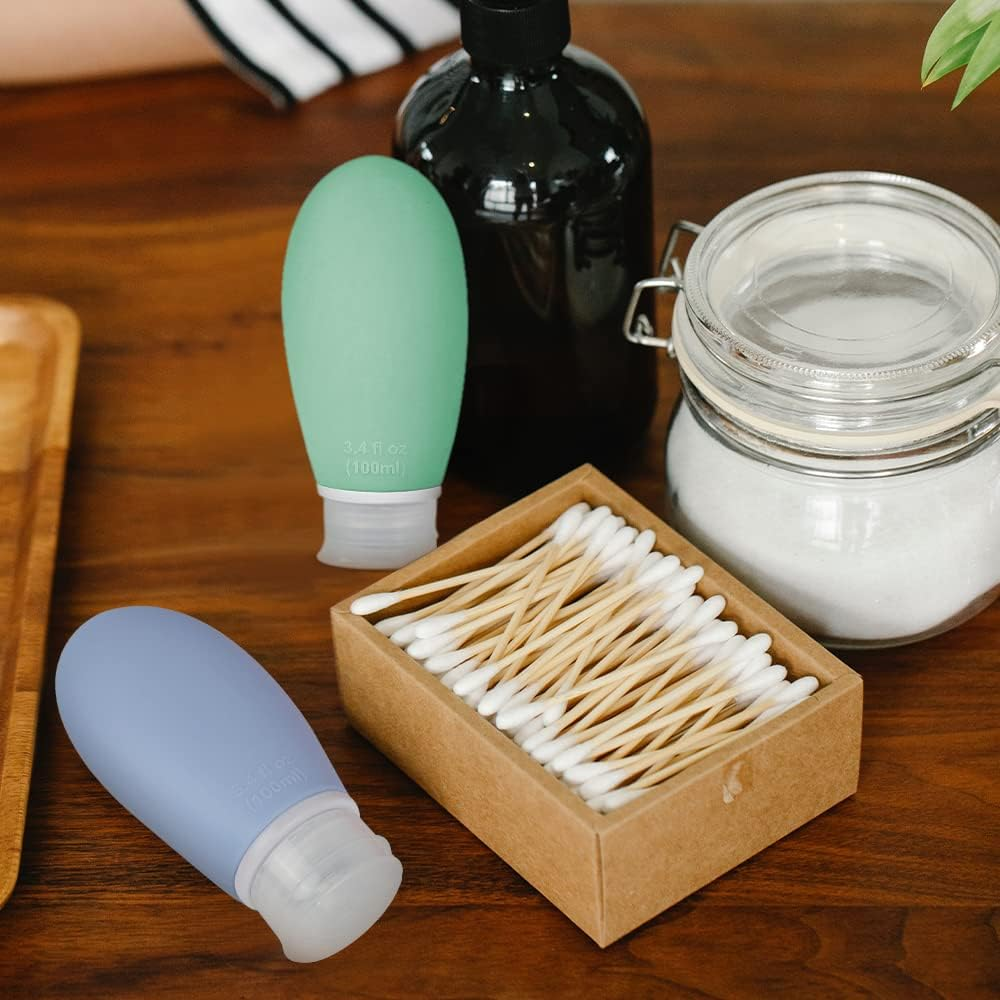 Kit 4 Flaconi Da Viaggio 100ml Per Liquidi - Contenitori A Prova Di Perdite, Approvati TSA, Senza BPA - Foto 9