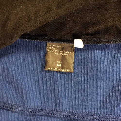 NEW BALANCE Men’s Lightweight Jacket Blue Size Medium Poly/Spandex Blend 130893 - Picture 6 of 9