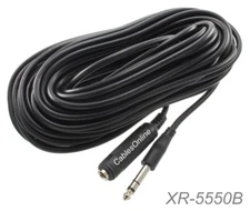 50ft 1/4" TRS Female to 1/4" TRS Male Stereo Headphone Extension Cable, XR-5550B