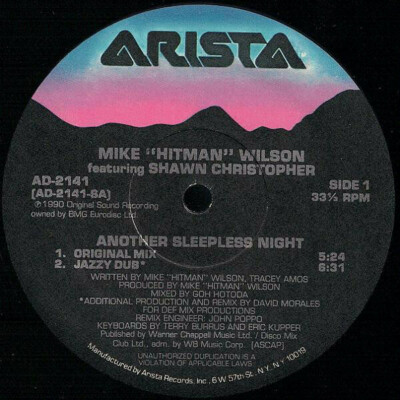 Mike ''Hitman'' Wilson Featuring Shawn Christopher - Another Sleepless Night - Ari